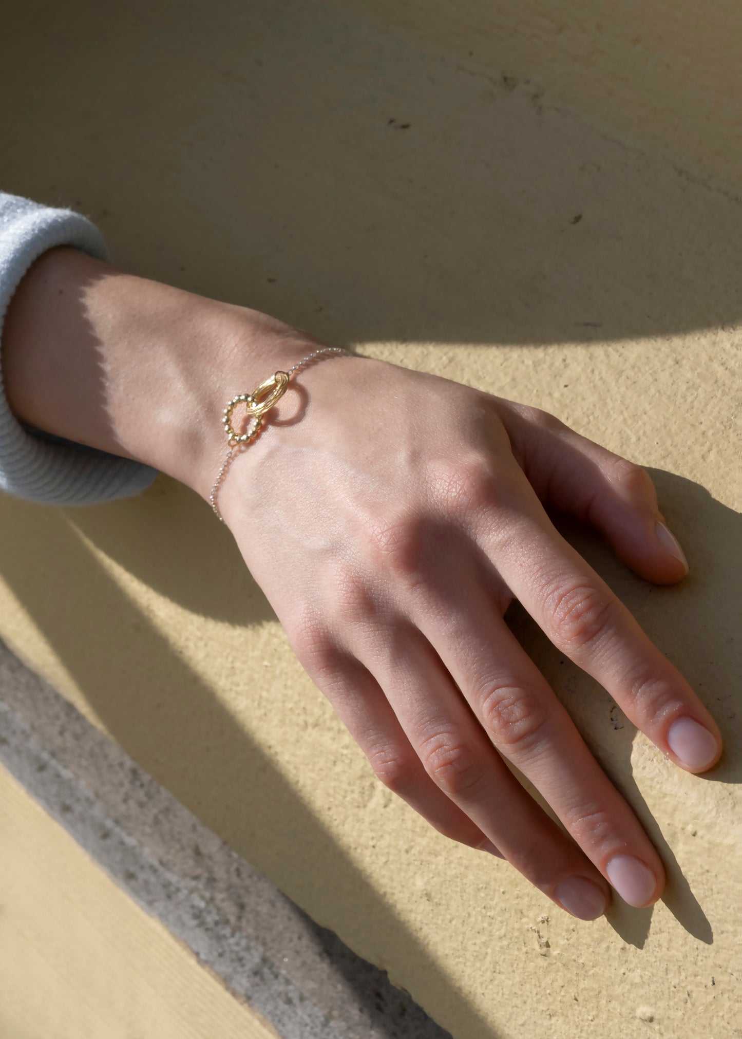 Aranyani Silver and gold bracelet