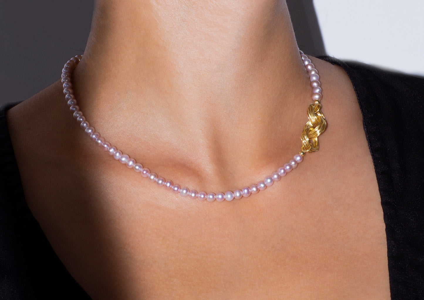 Physis pearl and gold vermeil necklace